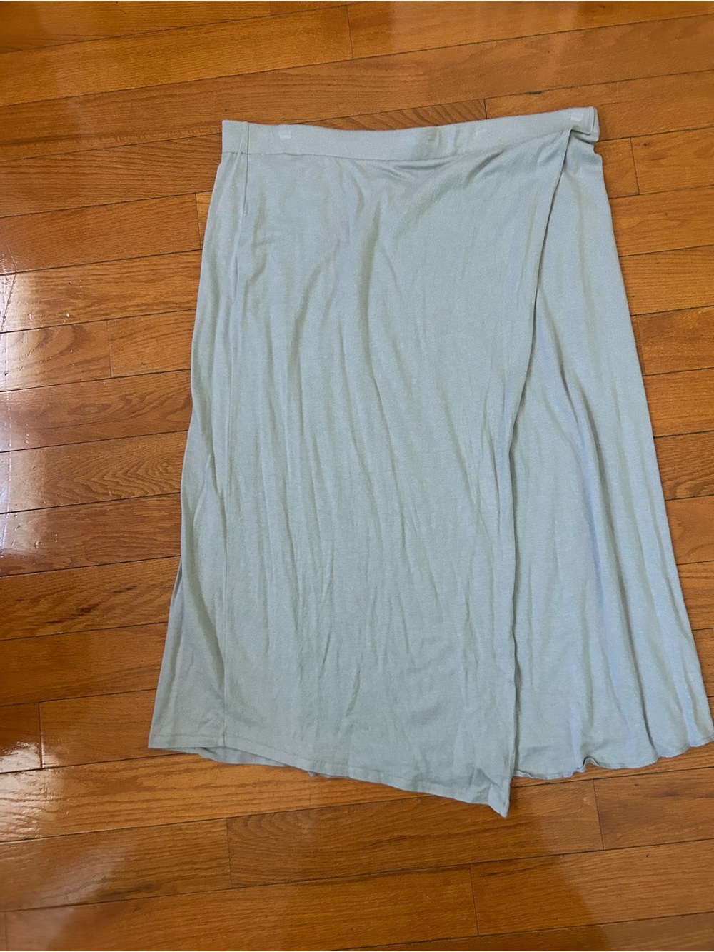Vince Light Grey Wrap-Style Maxi Skirt - Women